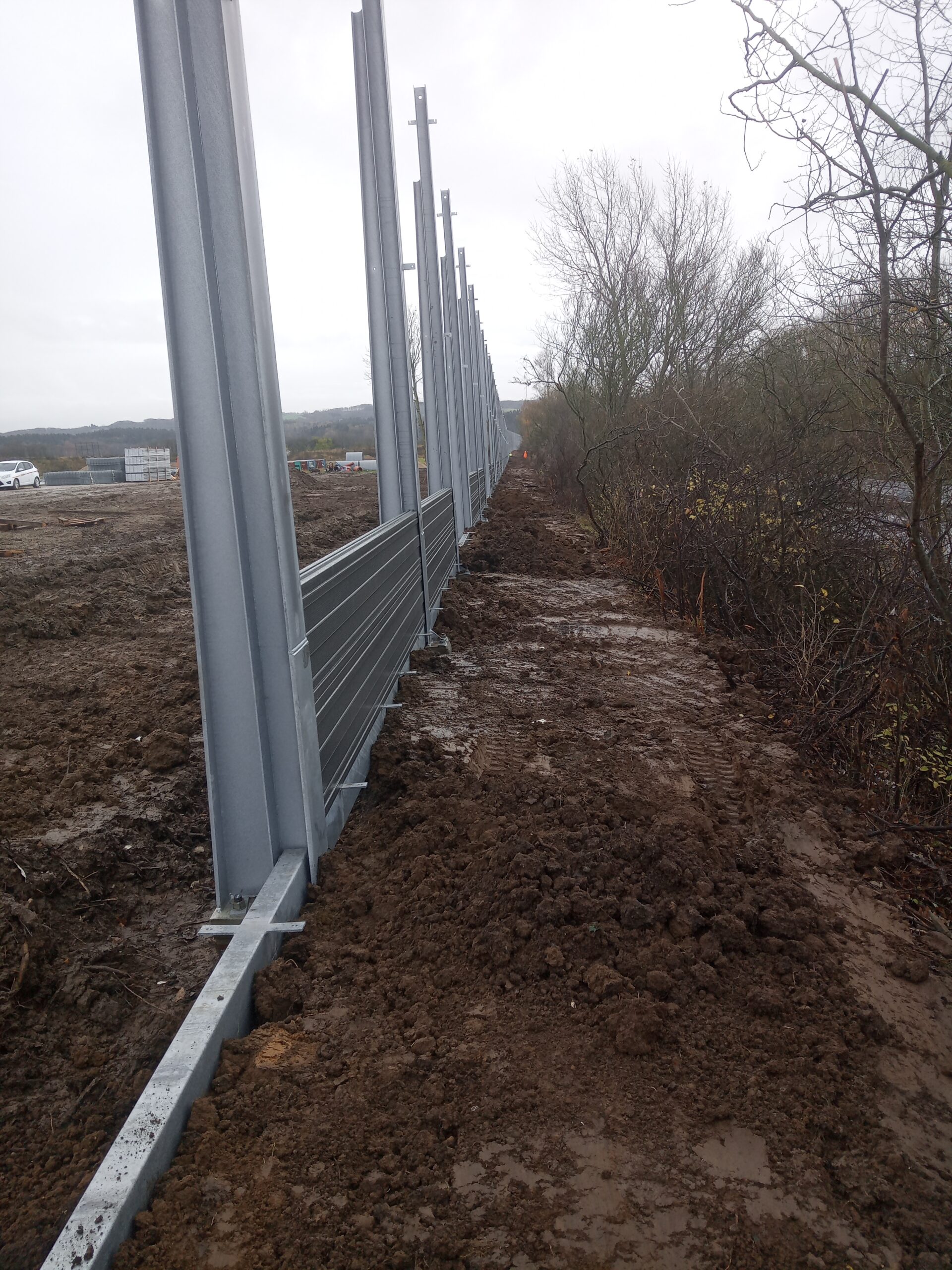 Støjafskærmning ved Vrold