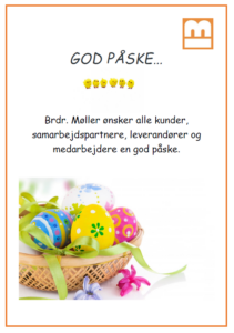 En påskehilsen fra Brdr. Møller
