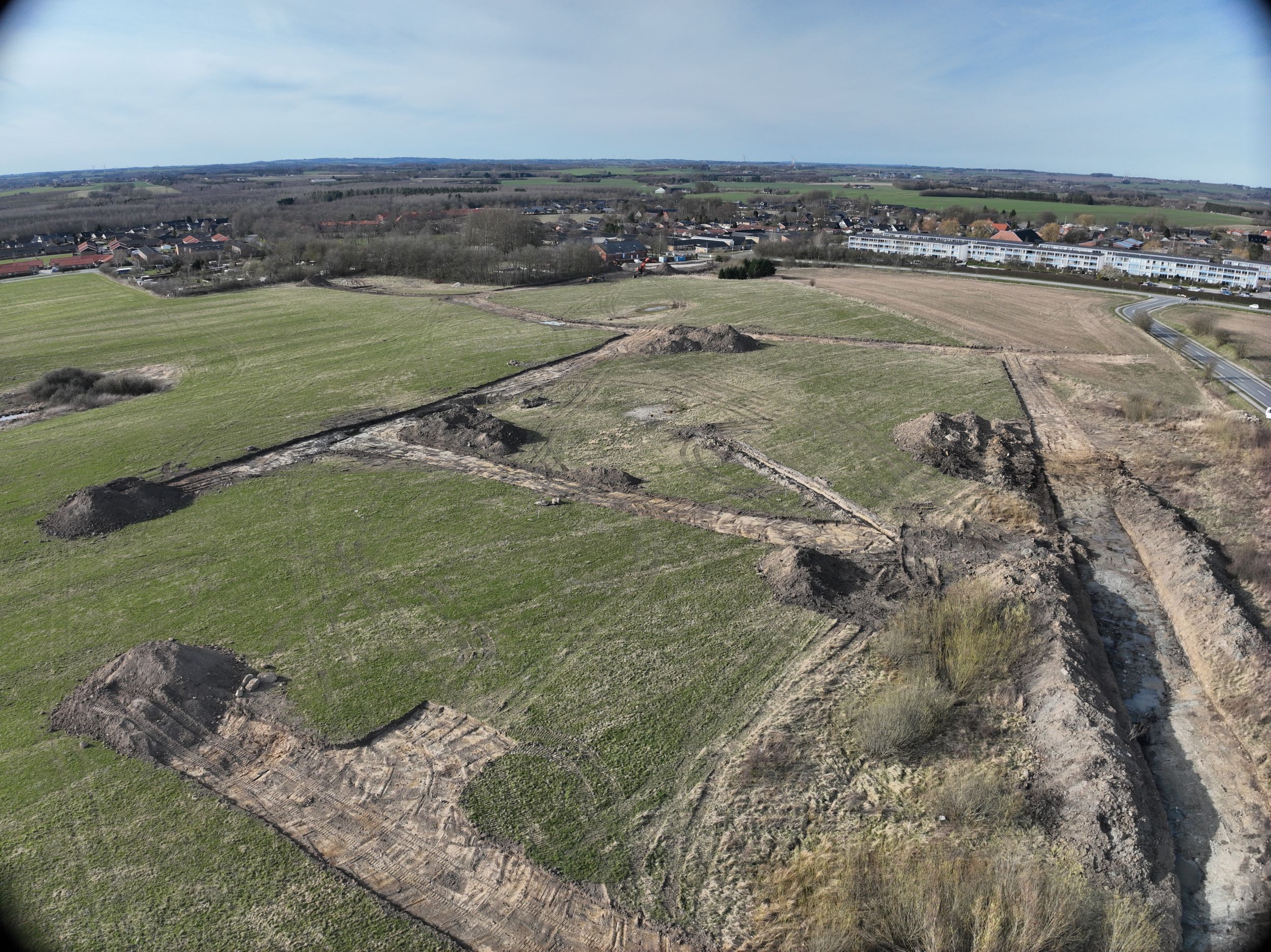 Byggemodning af boligområde ved Høgemosevej, Trige, for Aarhus Kommune